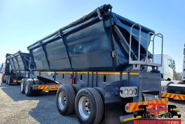 Leader Bodies, 40 CUBE SIDE TIPPER, Side Tipper Link Trailer, Used, 2020