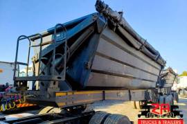 Leader Bodies, 40 CUBE SIDE TIPPER [#53097], Side Tipper Link Trailer, Used, 2022