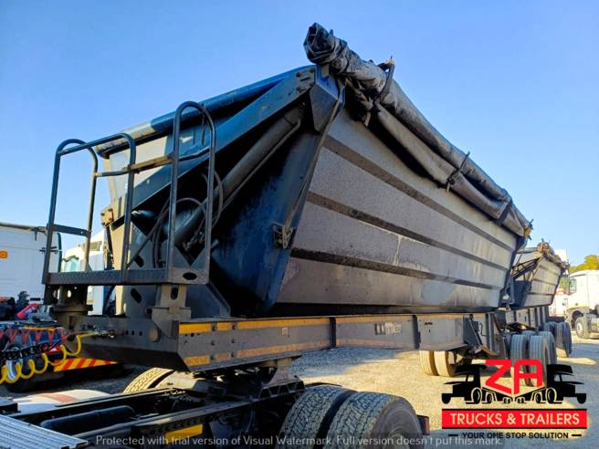 Leader Bodies, 40 CUBE SIDE TIPPER [#53097], Side Tipper Link Trailer, Used, 2022