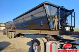Leader Bodies, 40 CUBE SIDE TIPPER [#53097], Side Tipper Link Trailer, Used, 2022