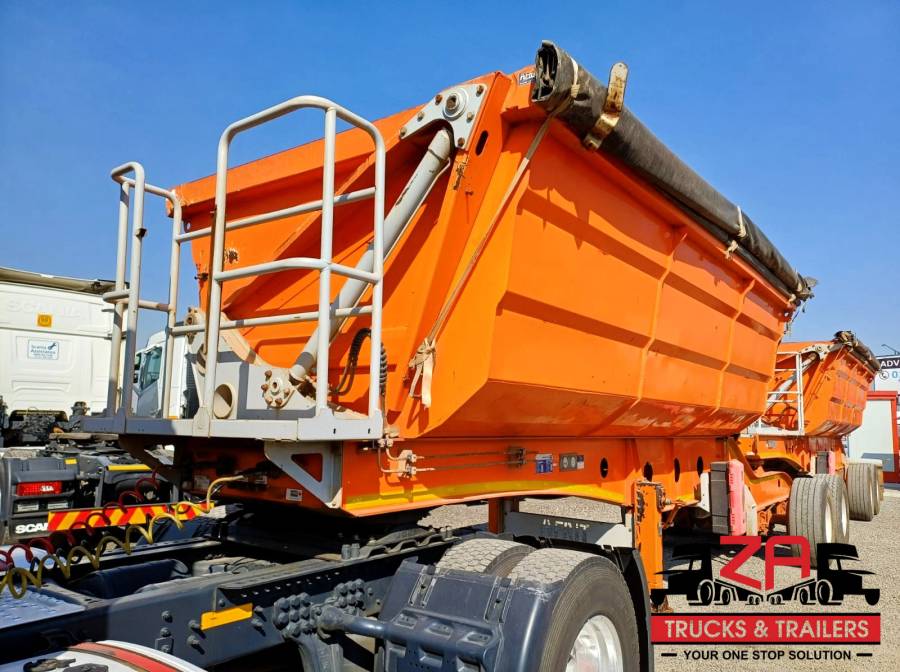 Afrit, 25 CUBE SIDE TIPPER [#53107], Side Tipper Link Trailer, Used, 2021