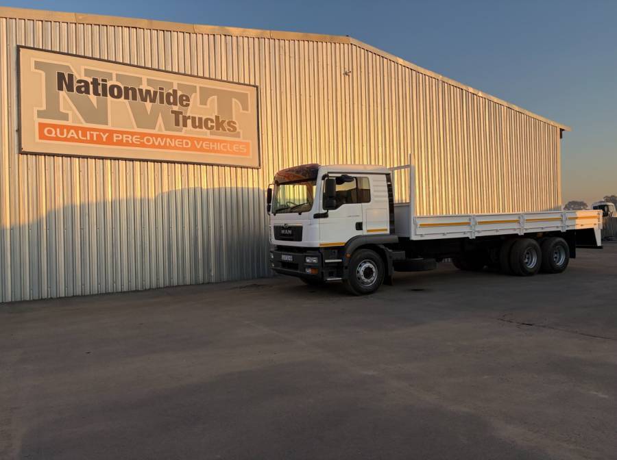 MAN, 25.280, 6x2 Drive, Dropside Truck, Used, 2018