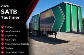SA Truck Bodies, Tautliner Air Suspension, Tautliner Trailer, Used, 2024