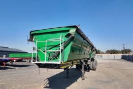 SA Truck Bodies, Flatdeck, Side Tipper Link Trailer, Used, 2023