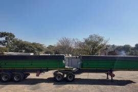 SA Truck Bodies, Flatdeck, Side Tipper Link Trailer, Used, 2023
