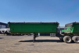 SA Truck Bodies, Flatdeck, Side Tipper Link Trailer, Used, 2023