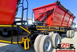Leader Bodies, 45 CUBE SIDE TIPPER #53119, Side Tipper Link Trailer, Used, 2020