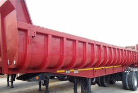 Henred, Copelyn 18 Cube, End Tipper Trailer, Used, 1993