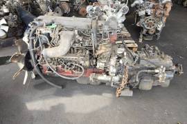 Truck Parts, Hino, J08CT- W, Engine, Used, 2012