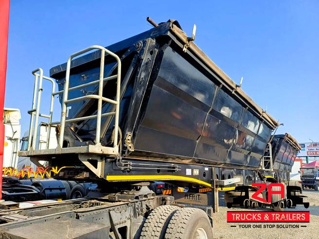Afrit, 45 CUBE SIDE TIPPER, Side Tipper Link Trailer, Used, 2018