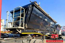 Afrit, 45 CUBE SIDE TIPPER, Side Tipper Link Trailer, Used, 2018