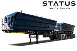 Afrit, 45M³ Interlink Side Tipper Trailer, Side Tipper Link Trailer, Used, 2018