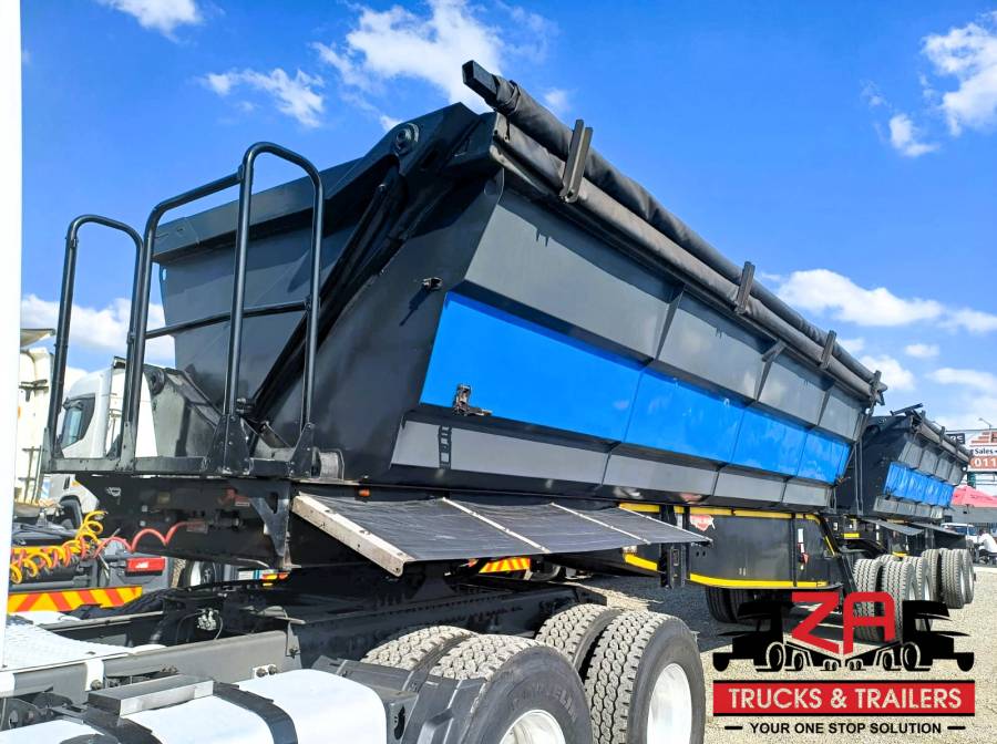Trailmax, 40 CUBE SIDE TIPPER TRAILER , Side Tipper Link Trailer, Used, 2021