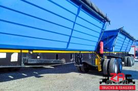 Leader Bodies, 45 CUBE SIDE TIPPER, Side Tipper Link Trailer, Used, 2018