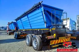 Leader Bodies, 45 CUBE SIDE TIPPER, Side Tipper Link Trailer, Used, 2018