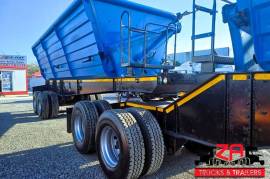 Leader Bodies, 45 CUBE SIDE TIPPER, Side Tipper Link Trailer, Used, 2018