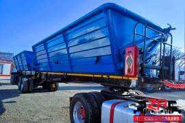 Leader Bodies, 45 CUBE SIDE TIPPER, Side Tipper Link Trailer, Used, 2018