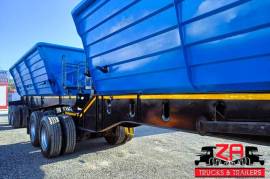 Leader Bodies, 45 CUBE SIDE TIPPER, Side Tipper Link Trailer, Used, 2018