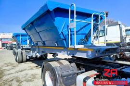 SA Truck Bodies, 18 CUBE SIDE TIPPER, Side Tipper Link Trailer, Used, 2019