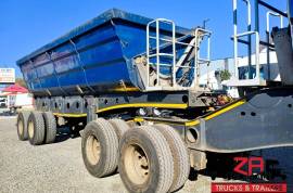 Afrit, 40 CUBE SIDE TIPPER TRAILER, Tipping Bulk Trailer, Used, 2021