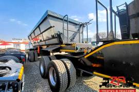 Trailmax, 40 CUBE SIDE TIPPER TRAILER, Side Tipper Link Trailer, Used, 2021
