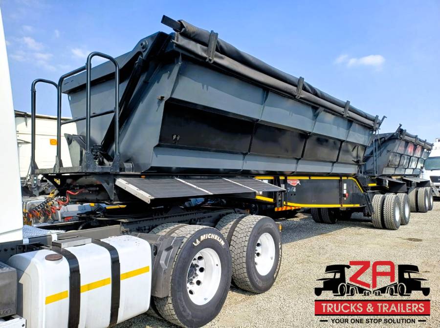 Trailmax, 40 CUBE SIDE TIPPER TRAILER, Side Tipper Link Trailer, Used, 2021
