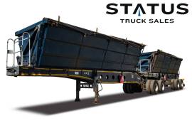 Afrit, 45M³ Interlink Side Tipper Trailer, Side Tipper Link Trailer, Used, 2013