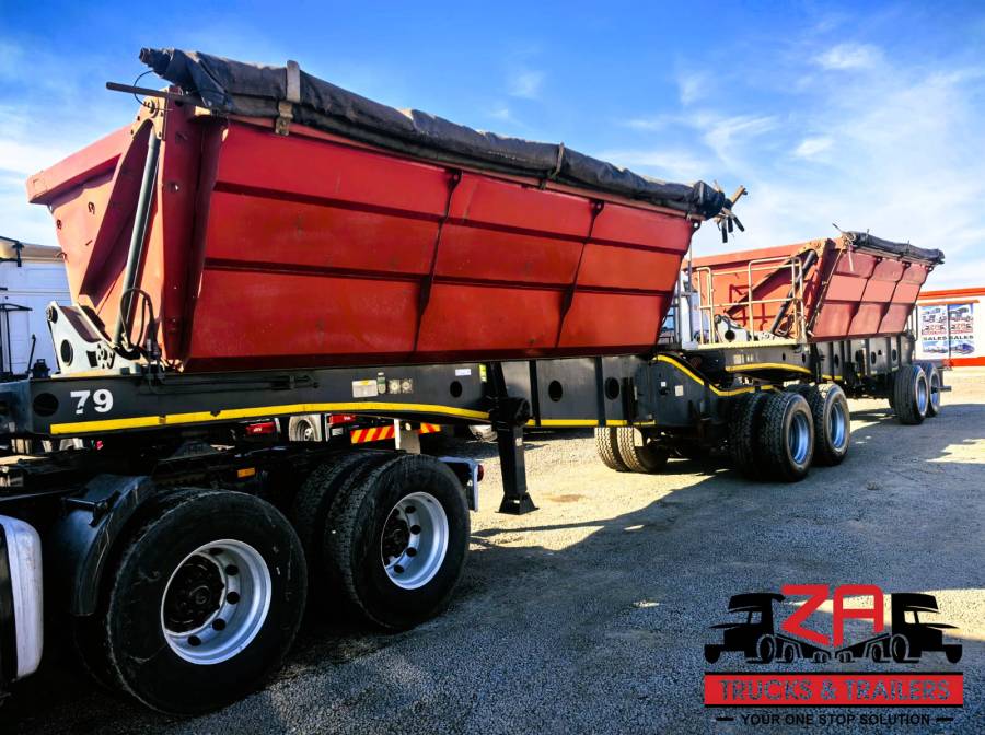 Afrit, 25 CUBE SIDE TIPPER TRAILER, Side Tipper Link Trailer, Used, 2013