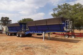 Afrit, 45 Cube, Side Tipper Link Trailer, Used, 2017