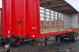 Afrit, DOUBLE AXLE TAUTLINER, Tautliner Trailer, Used, 2003