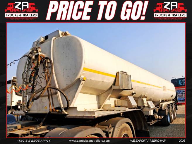 Tank Clinic, TRI-AXLE FUEL TANKER [#52370], Diesel Trailer, Used, 2003