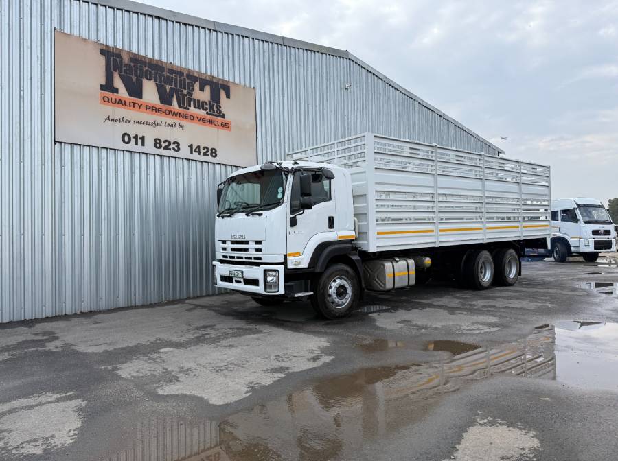 Isuzu, FXZ26-360, 6x4 Drive, Cattle Body Truck, Used, 2012