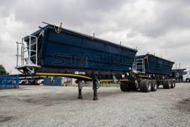 Afrit, 45M³ Interlink Side Tipper Trailer, Side Tipper Link Trailer, Used