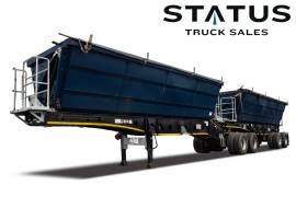 Afrit, 45M³ Interlink Side Tipper Trailer, Side Tipper Link Trailer, Used, 2018