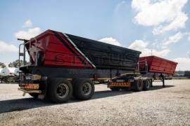 SA Truck Bodies, 45M³ Interlink Side Tipper Trailer, Side Tipper Link Trailer, Used, 2021