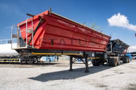 SA Truck Bodies, 45M³ Interlink Side Tipper Trailer, Side Tipper Link Trailer, Used, 2021