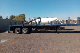 Henred, FUEHAUF TRAILER TANDEM , Flat Deck Trailer, Used, 1988