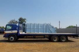 Hino, SUPER F 500 FLATDECK, Double Diff, Flat Deck Truck, Used, 2006