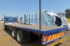 Hino, SUPER F 500 FLATDECK, Double Diff, Flat Deck Truck, Used, 2006