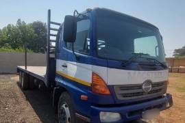 Hino, SUPER F 500 FLATDECK, Double Diff, Flat Deck Truck, Used, 2006