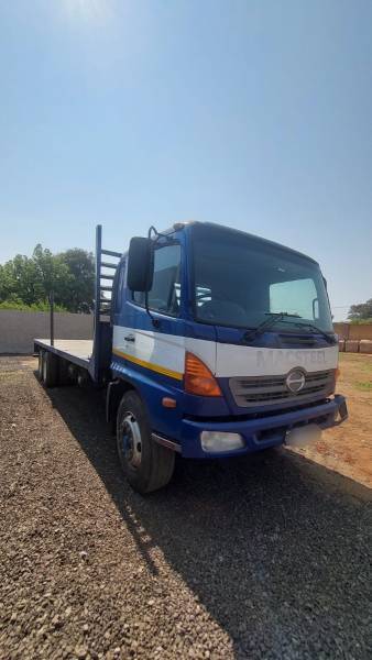 Hino, SUPER F 500 FLATDECK, Double Diff, Flat Deck Truck, Used, 2006
