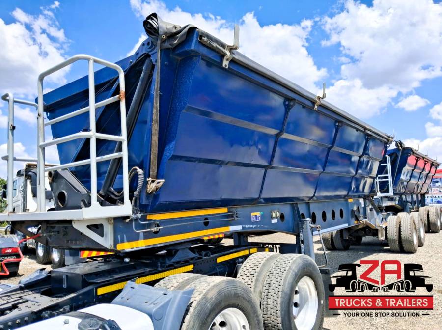 Afrit, 40 CUBE SIDE TIPPER TRAILER [#52482], Side Tipper Link Trailer, Used, 2020