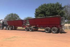 Afrit, Side Tipper Link Trailer, Used, 2018