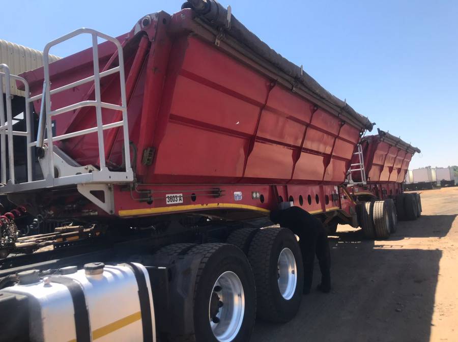 Afrit, Side Tipper Link Trailer, Used, 2018