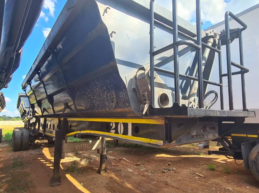 Afrit, Side Tipper Link Trailer, Used, 2018