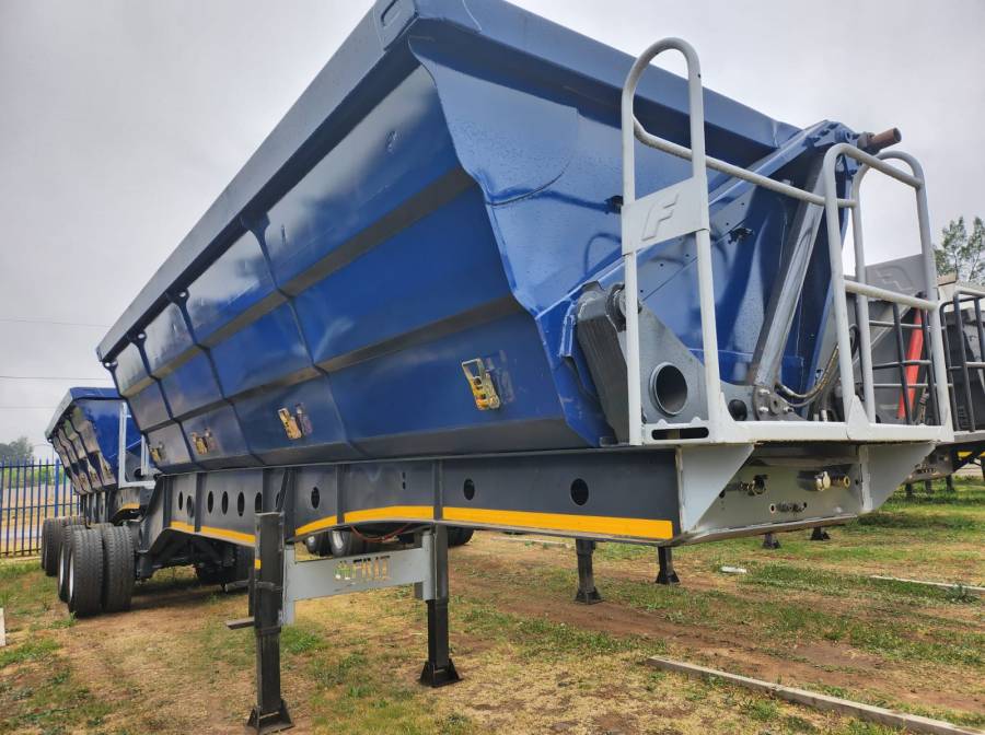 Afrit, Side Tipper Link Trailer, Used, 2018