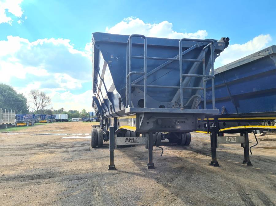 Afrit, Side Tipper Link Trailer, Used, 2018