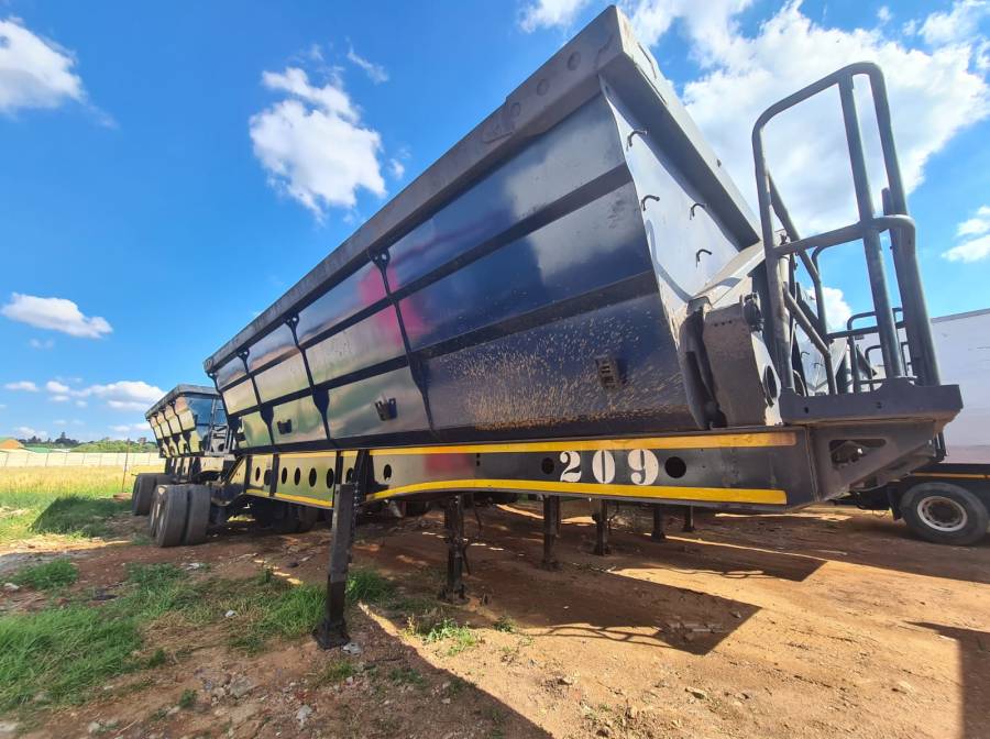 Afrit, Side Tipper Link Trailer, Used, 2018