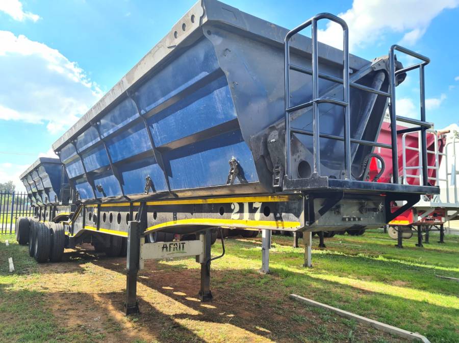 Afrit, Side Tipper Link Trailer, Used, 2018