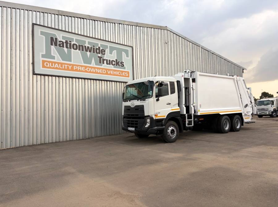 Nissan, CWE330 Quester, 6x4 Drive, Waste Compactor Truck, Used, 2021